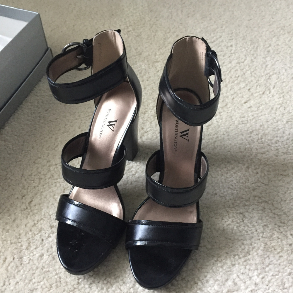 Worthington Strappy Heels - Size 9